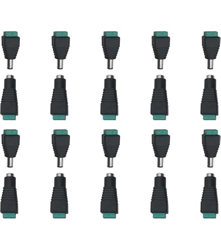 CCTV Stroomkabel PNGKNYOCN DC 12V Mit EIN/Aus-Verlängerungskabel, Rechtwinkliges DC 5.5mm X 2.1mm Stecker Auf Stecker Adapterkabel Für CCTV Sicherheitskamera, LED Streifen Etc DC Verlengkabel 1.5m