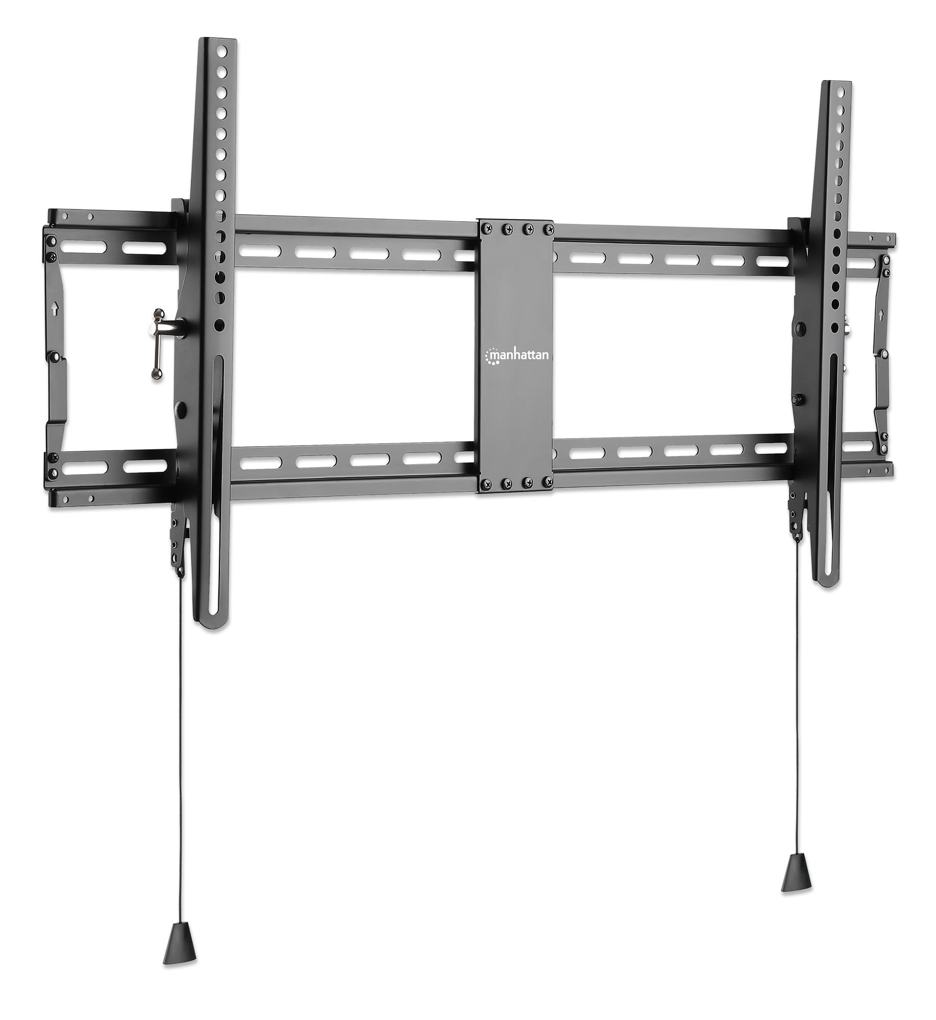 Manhattan Flat Tilt TV Wall Mount for Large 43-100 inch TVs up to 155 lbs, Ultra Slim Design, Spring Loaded, Pull Cord, Max 800 x 400 VESA - 462020