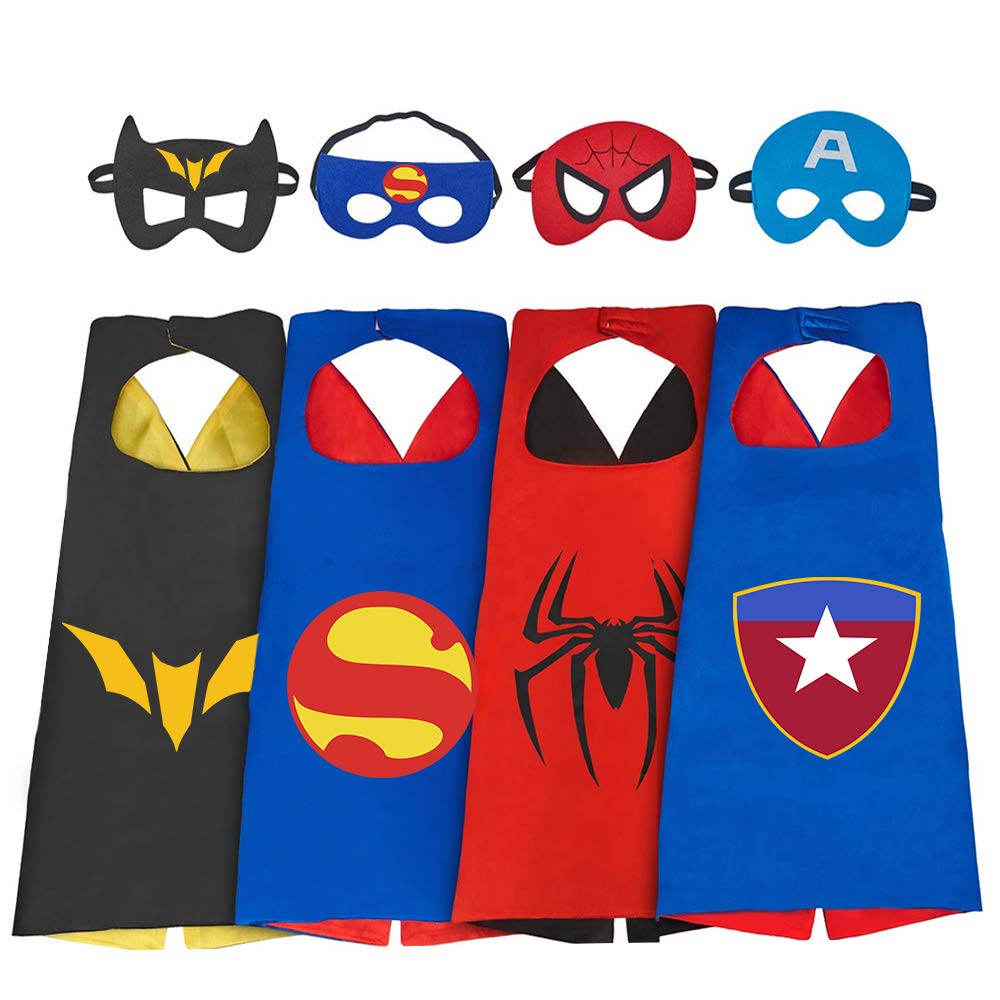 Roko Fun Cartoon Superhero Capes for Kids - Best Gifts Halloween