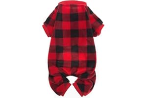 SCENEREAL Dog Pajamas for Small Medium Large Dogs Boys Girls - Soft Pet Sweater Clothes Warm Puppy Onesie Outfits for Doggie Winter Christmas - Dog Jammies Pjs