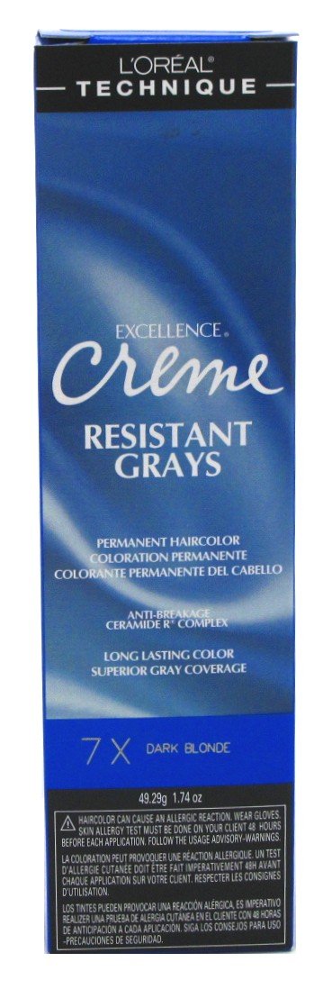 Loreal Excel Creme Resist#7X Dark Blonde 1.74 Ounce