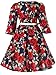 Bonny Billy Girls Classy Vintage Floral Swing Kids Party Dresses