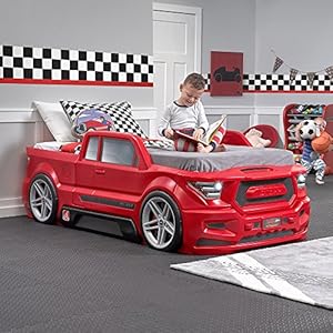 Step2 Turbocharged Twin Truck Kids Bed