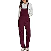 luvamia Corduroy Overalls for Women Bib Straight Leg Baggy Carpenter Adjustable Strap Fall Jumpsuit Overalls with Pocket