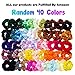 40Pcs Colorful Velvet Hair Scrunchies Set, Elastic Hair Bobbles for Ponytail Holder, Strong Hold Hair Accessories Ropes Scrunchie for Women Solid Color Traceless Hair Bands