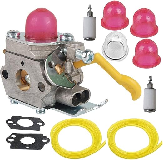 Amazon Com 530 071752 530 071822 Carburetor Gasket Primer Bulb Fuel Filter Line Replacement For Poulan Craftman Weed Eater Featherlite Fl25c Fl21 Fl20c Sst25 Fl26 Fx26s Fx26sc Fx265 Xt260 Sst25c Trimmer Garden Outdoor