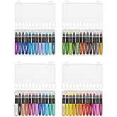 Kingart Gel Stick Artist Crayons, 24 Unique Pastel Colors, Smooth Blend