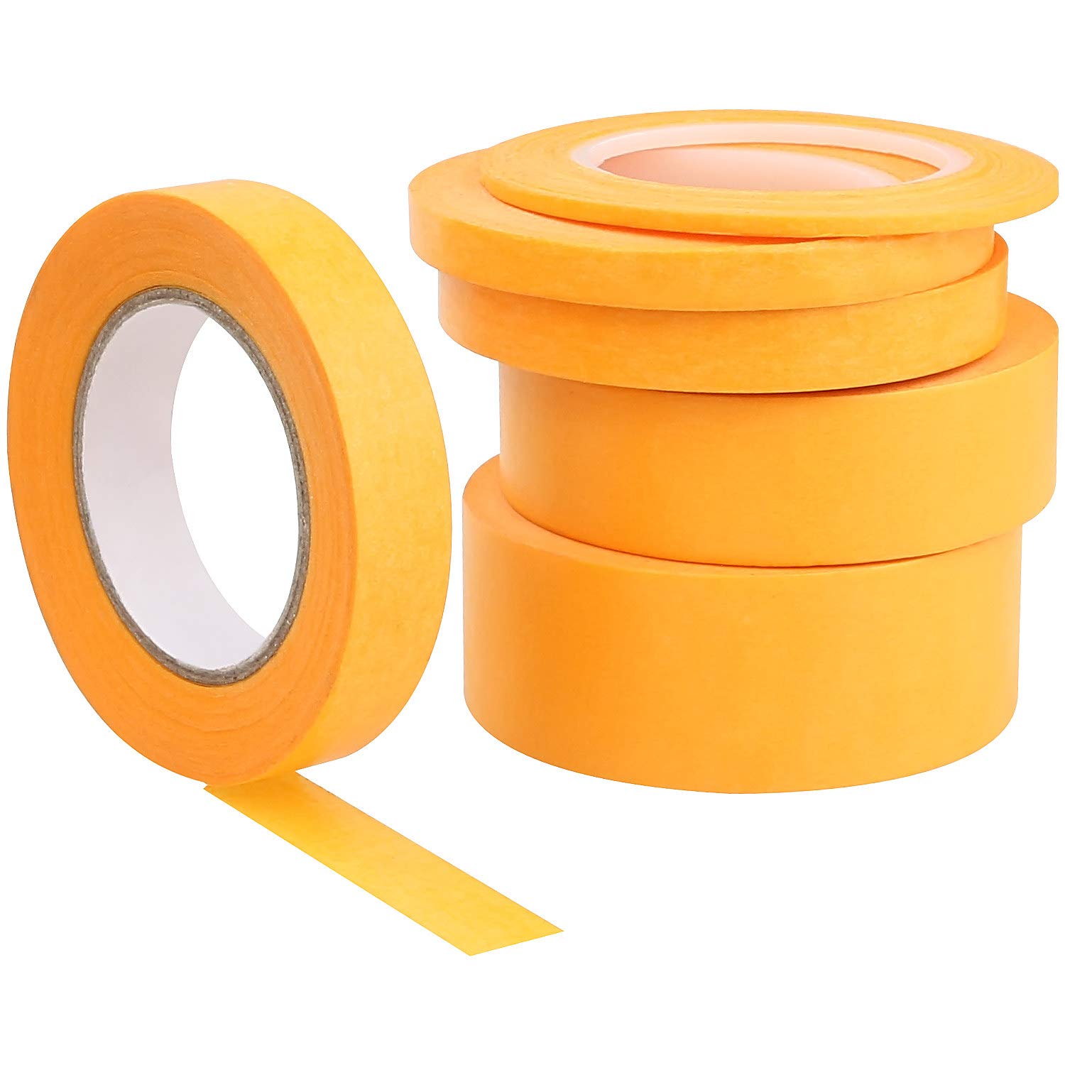 ASelected 18 Pack Masking Tape for Painting DIY Painters Tape for Model Spray Paint Art Artists Thin 2 or 6 or 9 or 12 or 18 or 24mm (Each size has a total of 27 meters)