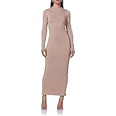AFRM Womens Juniper Mock Neck Long Sleeve Midi Bodycon Dress