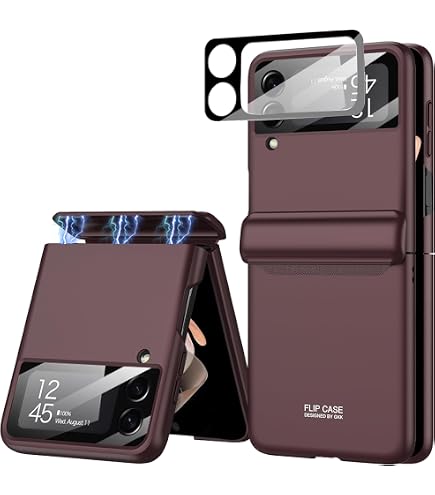 Amazon.com: Miimall Compatible for Samsung Galaxy Z Flip 4 Case, Z