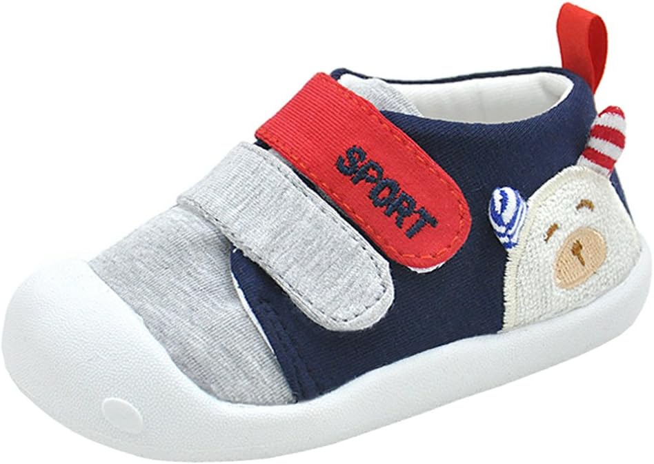 Toddler Baby Sneakers Rubber Sole Cartoon Shoes