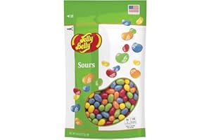 Jelly Belly Sours Jelly Beans, Sour Fruit Flavors, 9.8-oz Stand-Up Pouch