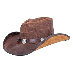 American Hat Makers Cyclone Western Leather Cowboy