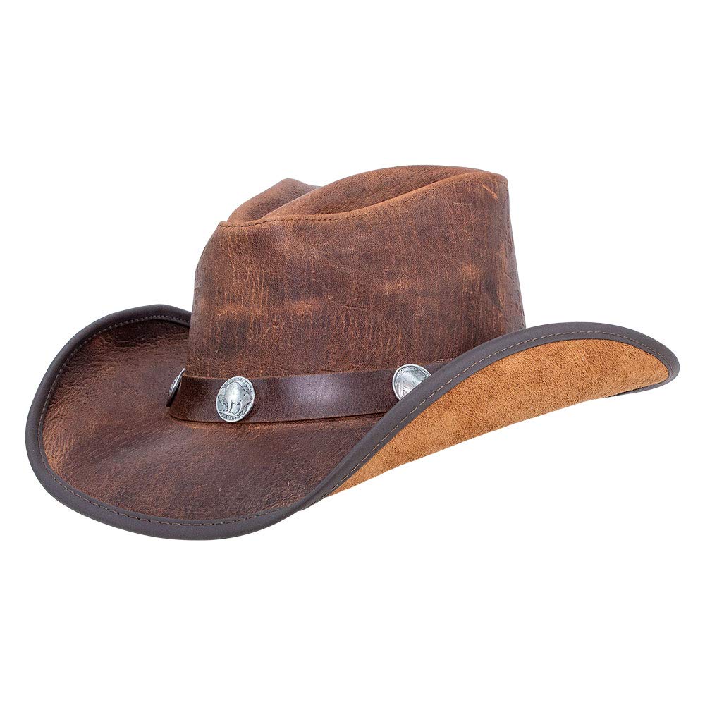 American Hat Makers Cyclone Western Leather Cowboy