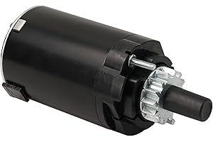 MANUTEX Starter Motor Replacement For Kohl-er Courage 2009801 2009805 2009806 2009808 2009810 Cub Cadet Series KH2009805S Husqvarna Toro New Holland 18 19 20 21 HP Electric Lawn Mower Engine with 12V 14 Teeth