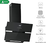 CIARRA CBCB6736F WIFI Angled Cooker Hood 60cm Black with CBCF003 Filters view 8