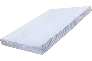 Aurogsky Waterproof Pack and Play Mattress, Travel Pack n Play Mattresses, Memory Foam Playpen Mattress with Removable Zippered Cover, Odorless Playard Mattress, 38"(L) x26-(W) x1(H)