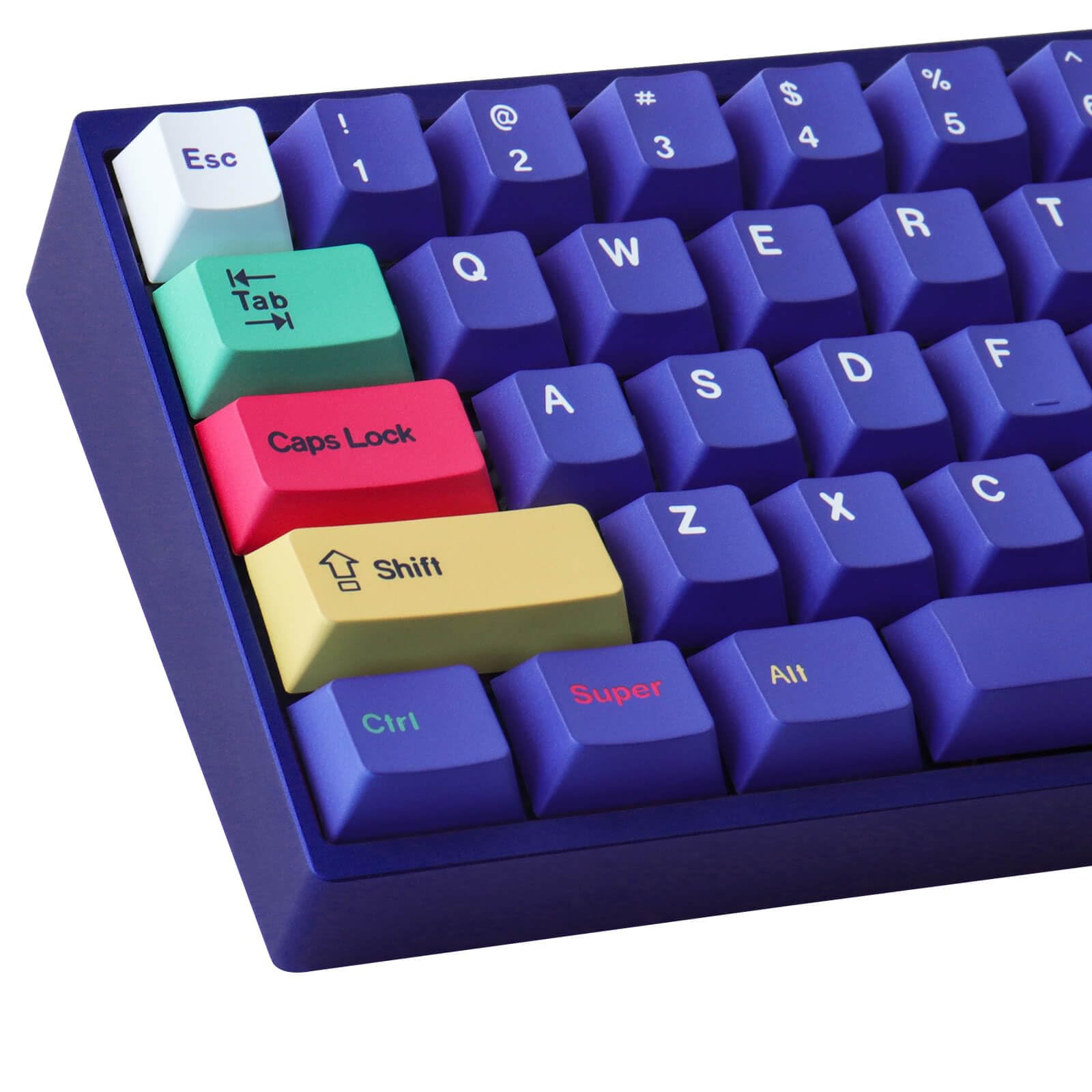 Mua Wunzkii Purple PBT Keycaps, 151 Keys, Cubed Design, Cherry Profile ...