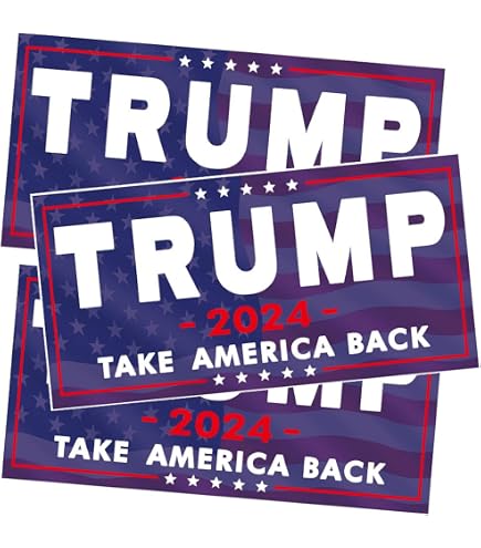 2-Pack Donald Trump 2024 Magnet - 5x3 Inch Magnetic Decal For Car, Fridge, Bumper (MAGA) - View #9