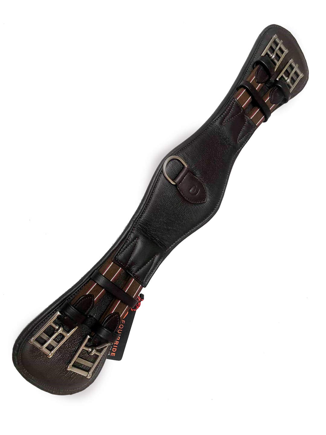Equipride " Super Soft Dressage Girth 100% English Calf Leather BROWN (80 cm (32"))