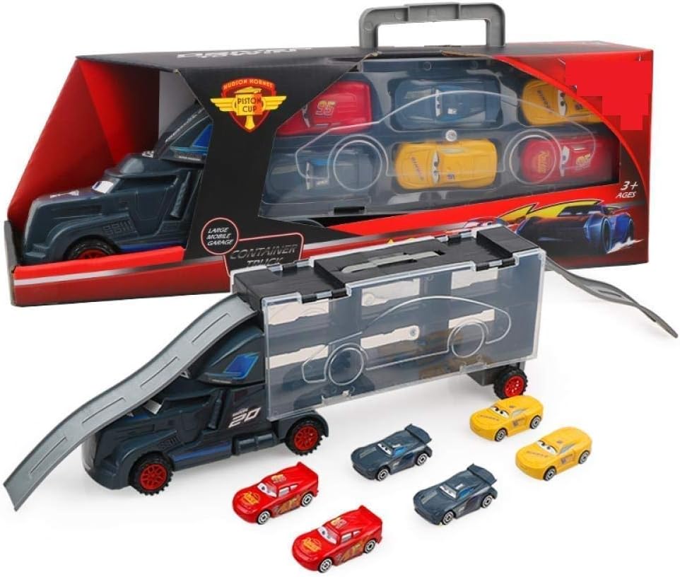Plastic Pixar Cars, 7 Pieces, Multicolour