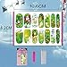 Christmas Nail Sticker for Kids Women Girls, Water Transfer Nail Art Stickers Decals, Non-Toxic Temporary Nail Vinyls Stickers, 7 Sheets Christmas Gift, Perfect Dress up for Nails