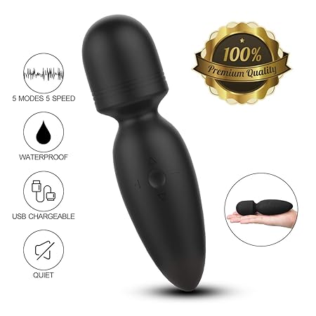 Vibratoren für Sie Klitoris,Fovel Wasserdicht Vibrator mit Stoßfunktion für Sie G-punkt Frauen Vibratoren Sexspielzeug mit 10 Vibrationsmodi (Farbe:schwarz)