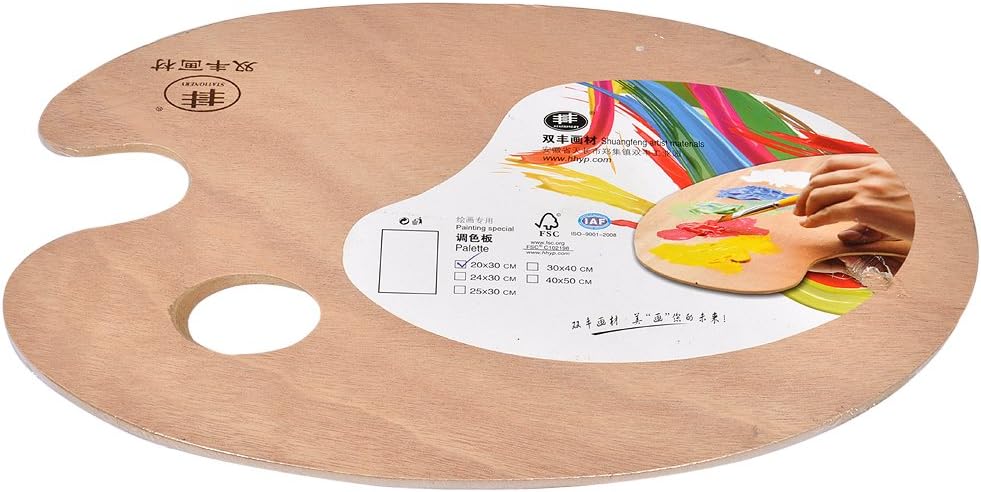 Art Pavilion Small Wooden Palate For Professional Artist Beginners And Art Enthusiast (Arora030)