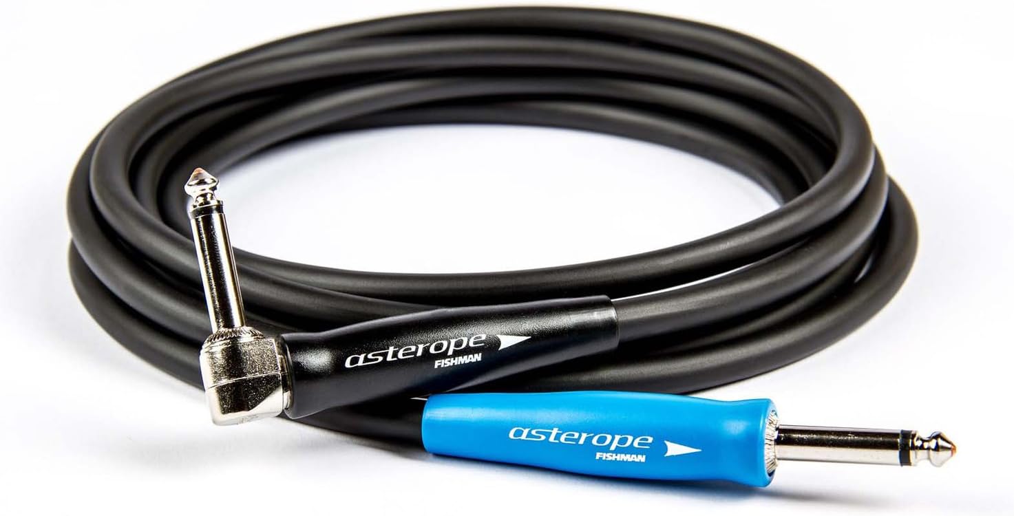 Asterope AST-B30-RSN Pro Stage Series 30-Feet Right to Straight Instrument Cable