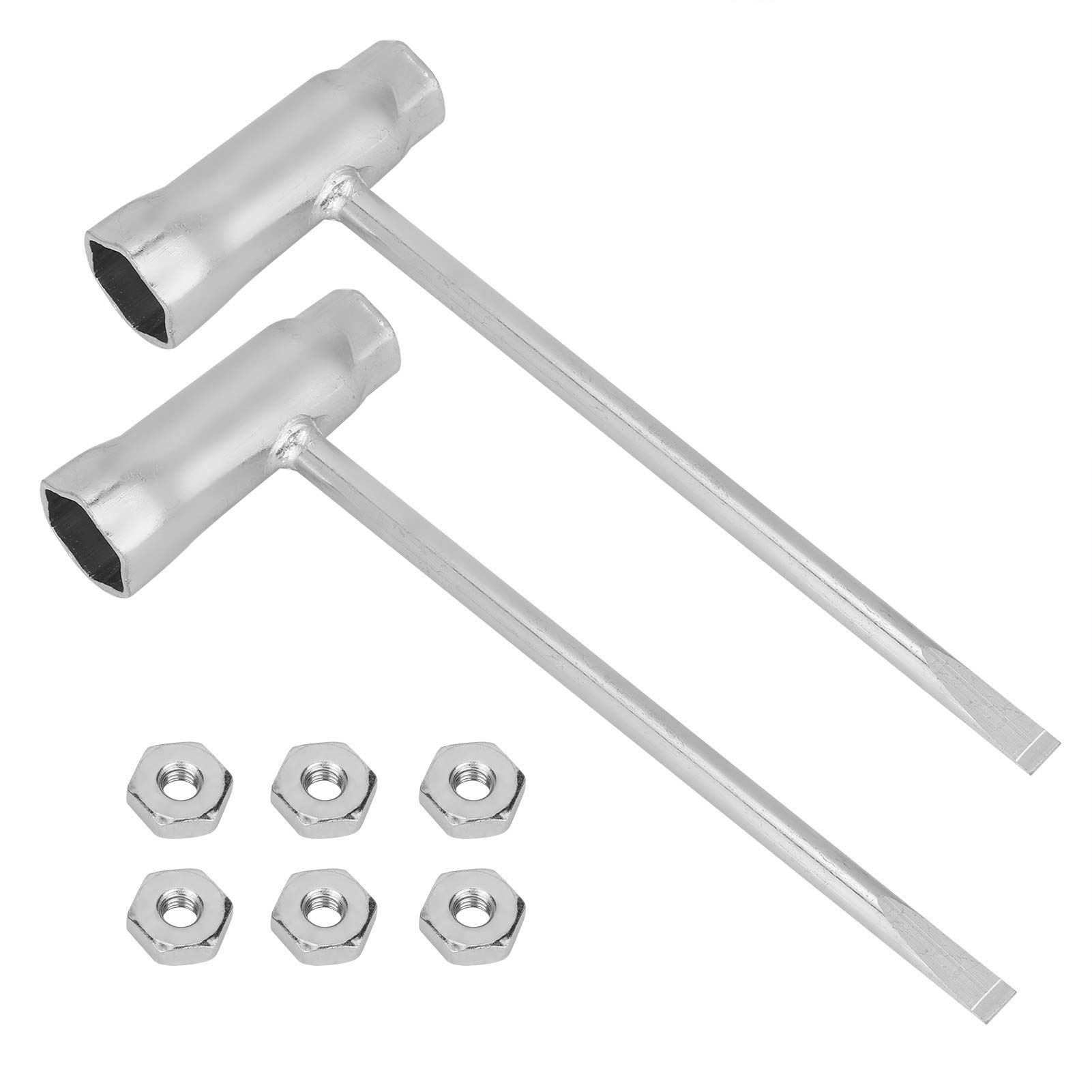 YUMILI Socket Wrench for Spark Plug, 2Set Chainsaw Wrench Kit, Chainsaw Spanner Chain Saw Accessory for Stihl for Husqvarna 024 026 MS240 MS260 MS192t MS200T 028 031 032