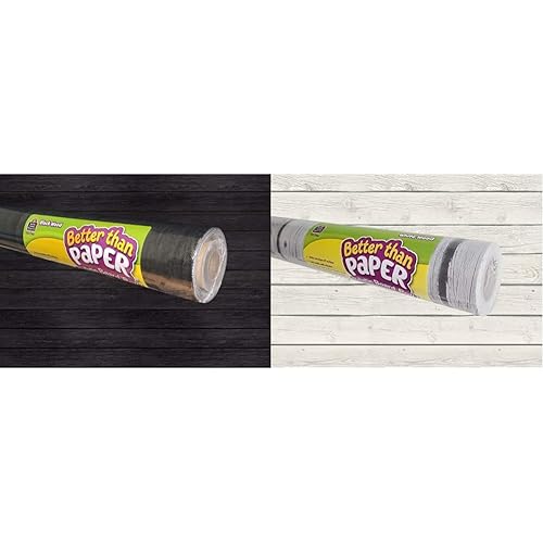 Black Wood and White Wood Better Than Paper Bulletin Board Rolls (2-Pack)
