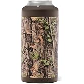 HydroJug Can Cooler 16 oz, Stainless Steel Can Holder, Woodland | Fits 16 oz tallboy cans, double-wall insulated, snug fit wings, screw-top lid, cup holder friendly, dishwasher safe