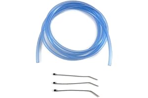 Max-Motorsports 6'ft x 1/8'' (3.2mm) ID x 1/4'' OD Polyurethane Fuel Carburetor Vent Hose Line Mx ATV Dirtbike Carb (Clear Ice Blue)