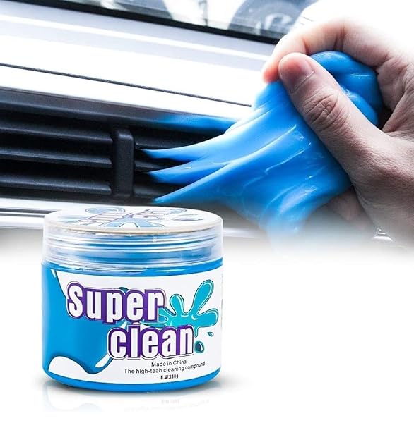 CLEANING GEL FOR CAR | CAR CLEANING KIT | UNIVERSAL DETAILING AUTOMOTIVE DUST CAR CREVICE CLEANER | AUTO AIR VENT INTERIOR DETAIL REMOVAL PUTTY | CLEANER FOR CAR VENTS, KEYBOARDS, CAMERAS