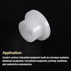 uxcell 20pcs Flanged Sleeve Bearings Plastic