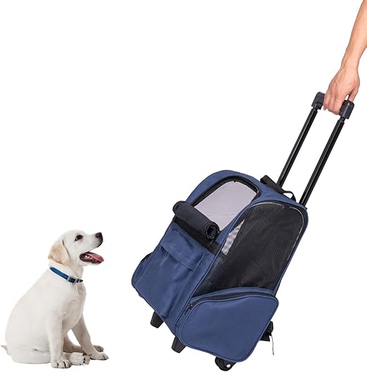 cat carrier on wheels amazon