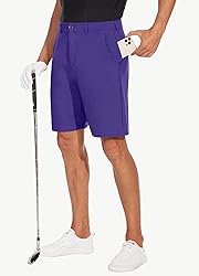 JWM Mens 9" Stretch Golf Shorts - Lightweight
