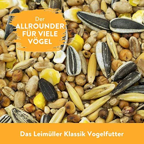 Leimüller Vogelfutter Wildvögel Ganzjährig 25kg (Classic) - Ãsterreichisches Wildvogelfutter Ganzjahresfutter - Hochwertiges Streufutter Staubfrei & ohne Zusatzstoffe – Bild 7