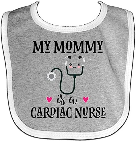 - Cardiac Nurse Mom Baby Gift Baby Bib Faneilme