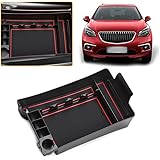 for Buick Envision 14-19 Central Console Armrest Box Auxiliary Storage Box Console Organizer Insert Tray ABS