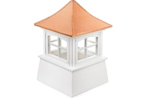 Good Directions Windsor Vinyl Cupola with Copper Roof 30" x 45"