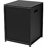 Bond Company Four Seasons Courtyard, Propane Tank Hideaway, Black, 20.5"