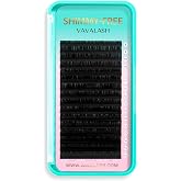 Cashmere Shimmy-Free Volume Lash Extensions,Self Fanning Eyelash Extensions,0.03/0.05 C CC D Curl 8-15mm Mixed Length Tray, Soft Matte Black,Classic Lash Extensions for Lash Salon(0.05-D-8-15mm)