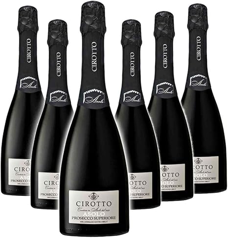 Cirotto Premium Prosecco Superiore Zero Sugar 65 Calories Per Glass Docg Asolo Extra Brut Very Dry 11 5 Vol Case Of 6 X 75 Cl Skinny Prosecco Amazon Co Uk Beer Wine Spirits