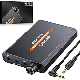 Neoteck 16-300 Ohm Portable Headphone Amplifier,3.5mm Jack Headphone Amp | Rechargeable Amplifier with Volume Control,Two-Stage Gain Switch, Headset Amplifier for PC/CD/MP3/MP4 Players-Non-Bluetooth