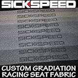 Ss Gradation Seat Cloth For Recaro/Bride/Sparco Fabric Race Seats Front/Back for Scion FR-S