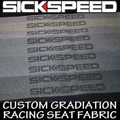 Ss Gradation Seat Cloth For Recaro/Bride/Sparco Fabric Race Seats Front/Back for Chevrolet Cruze