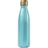 Karma Stainless Steel 16oz/473ml Insulated Water Bottle, Blue