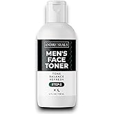 Andre Seals Face Toner for Men | Organic Witch Hazel, Hyaluronic Acid & Green Tea | Pore Minimizer, Hydration, Astringent, Face Tightener, Hydrating Toner, Oil Control, | Facial Toner & Men Skin Care