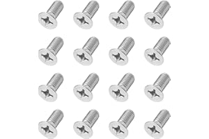 SOMUCH 16PCS Car Brake Disc Rotor Screws, 93600-06014-0H Stainless Steel Retaining Screws for Front and Rear Rotors, Automotive Replacement Hardware Kit